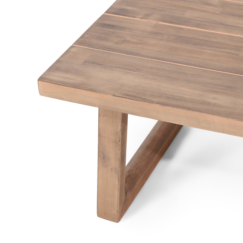 4-Pieces Acacia Wood Patio Furniture Set