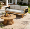 Luxury Acacia Wood Outdoor Daybed Set