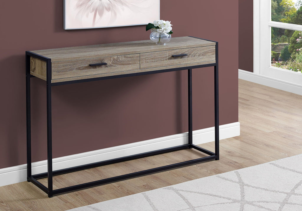 Accent Console Table for Entryway with Storage Drawers