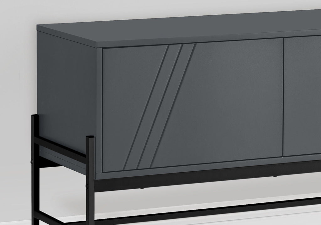 Contemporary 60-Inch TV Stand Console with Storage Cabinet