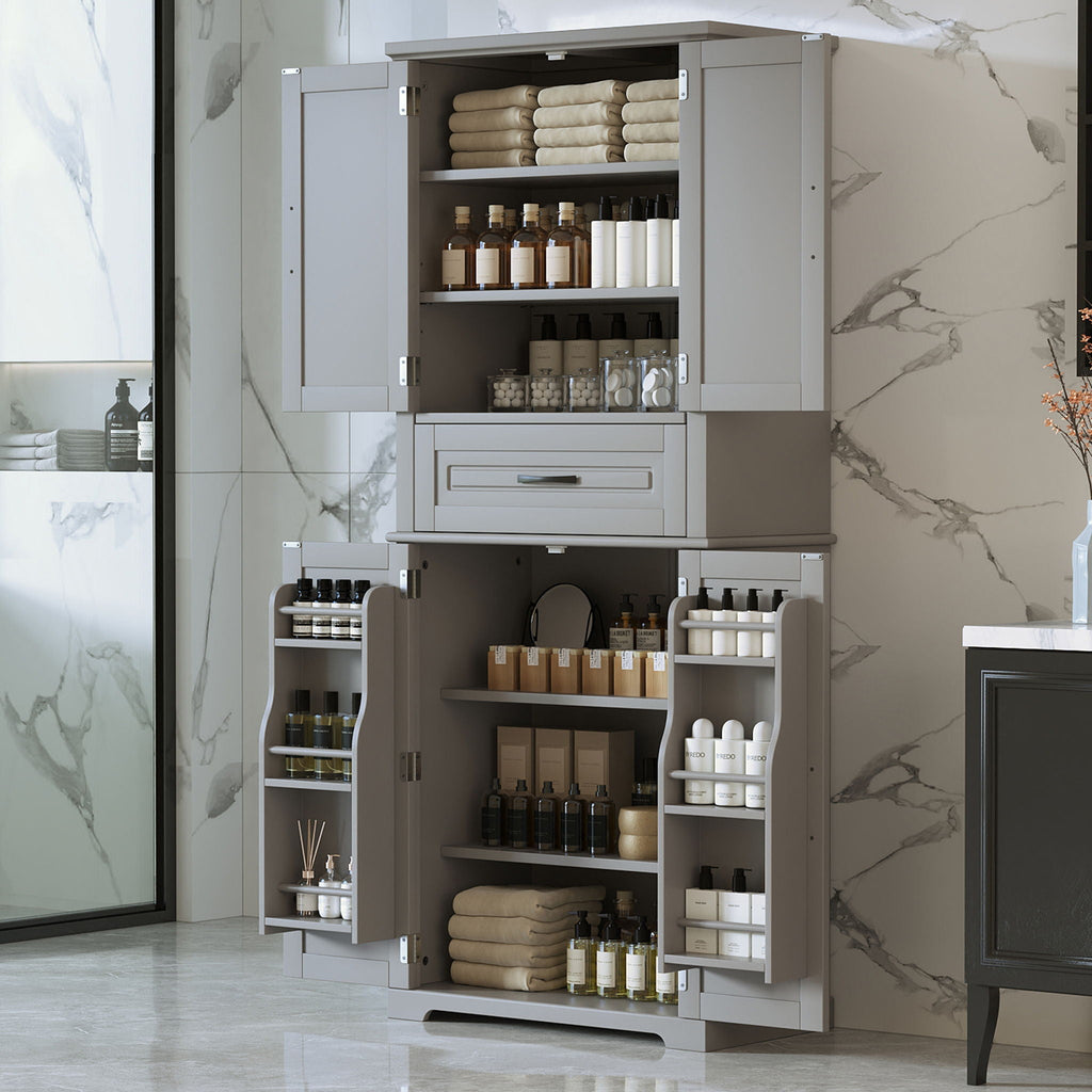 Bathroom Storage Cabinet With Multifunctional Storage Space