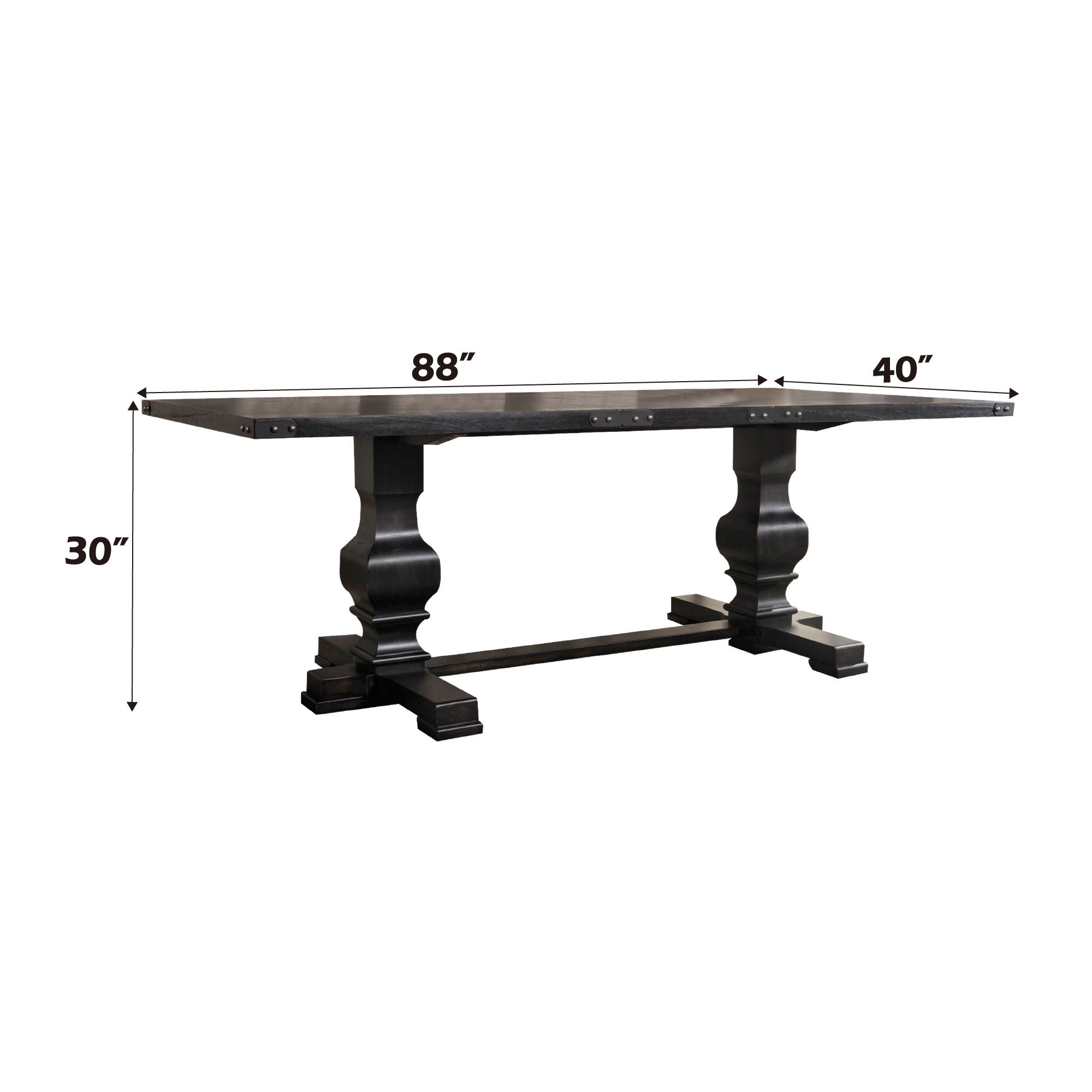 Morland Dining Table Black