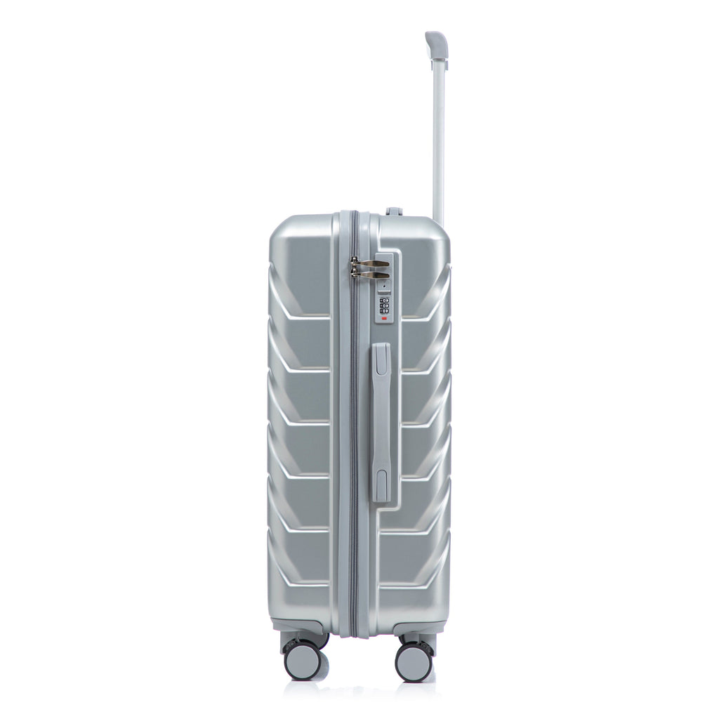 3-Piece ABS Spinner Wheel Luggage Set with Combination Lock