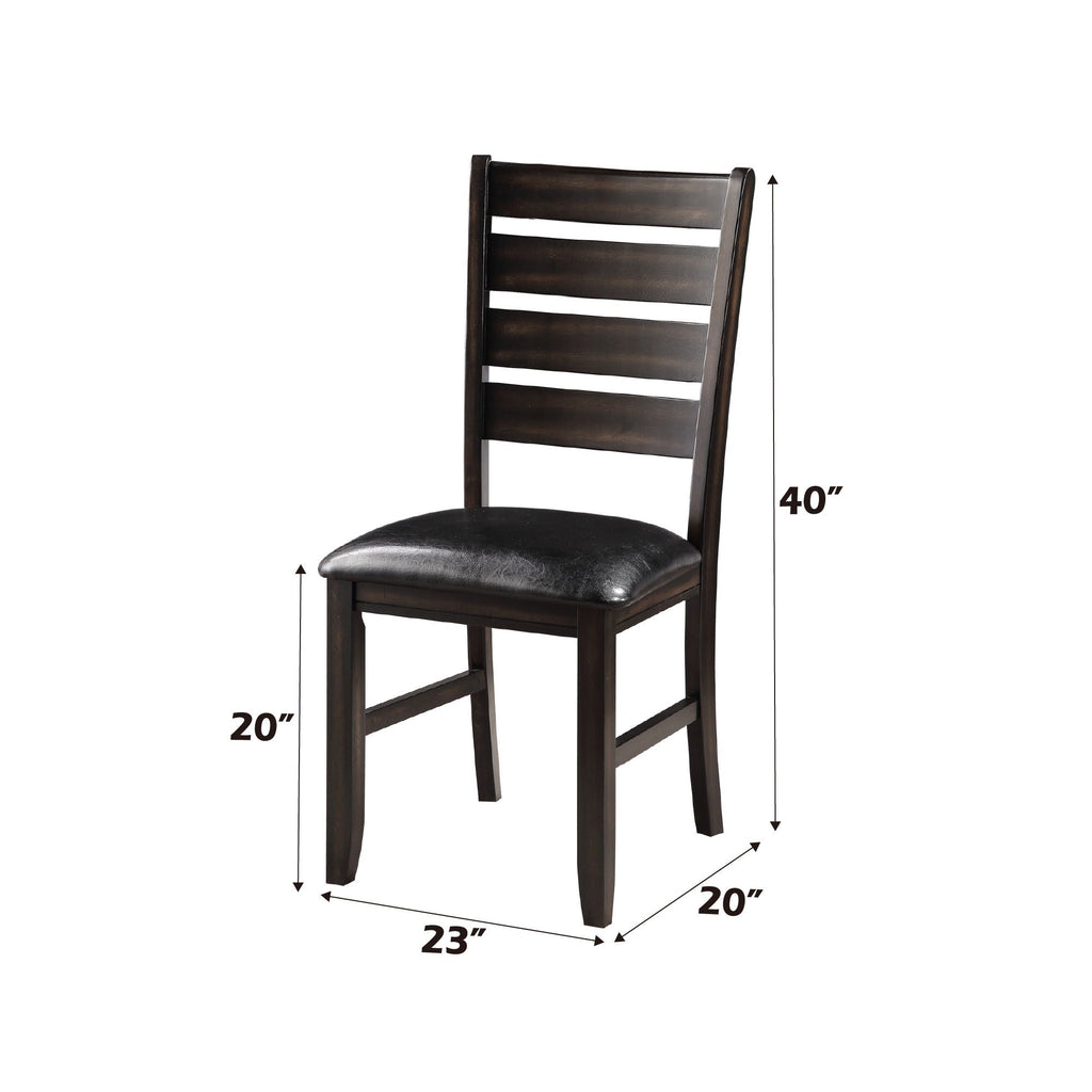 Urbana Synthetic Leather Side Chair (Set of 2)