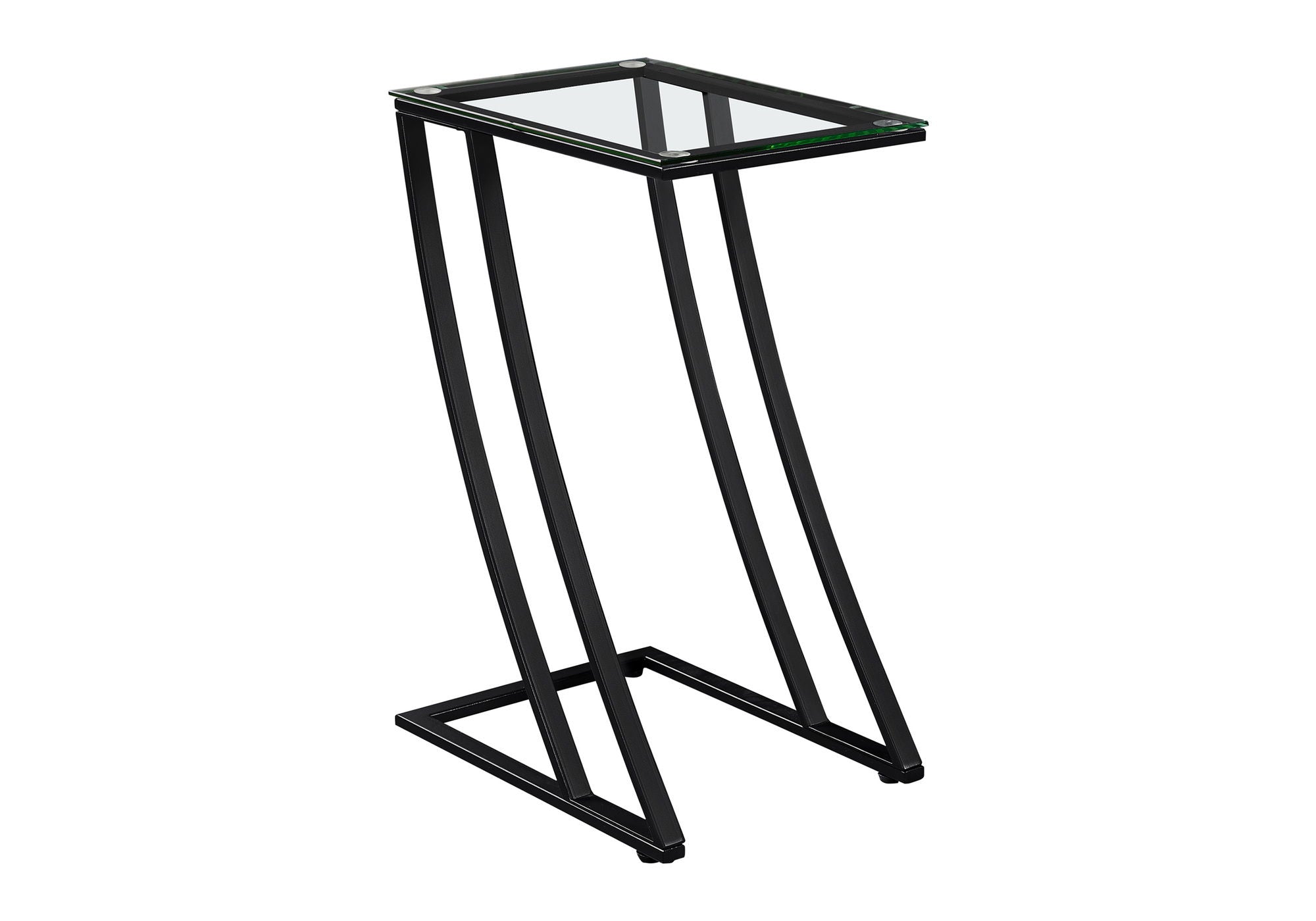 Accent Table C-Shaped with Sturdy Construction