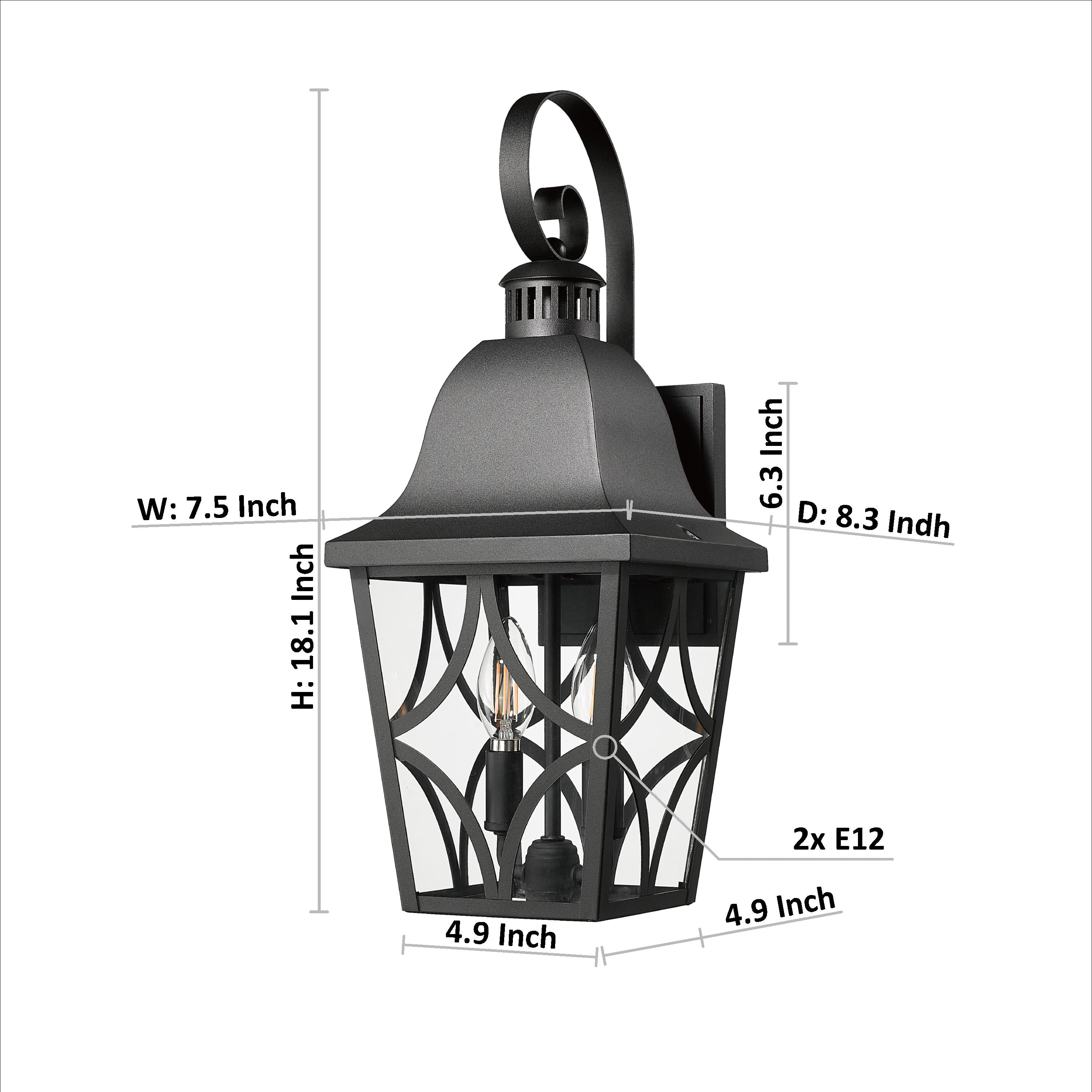 Outdoor Wall Light Fixtures Waterproof Exterior Wall Sconce Porch Lights