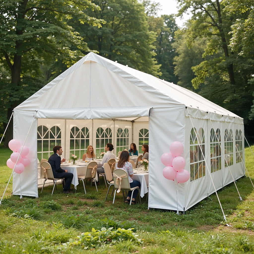 13'x26' Carport Canopy with Removable Sidewalls