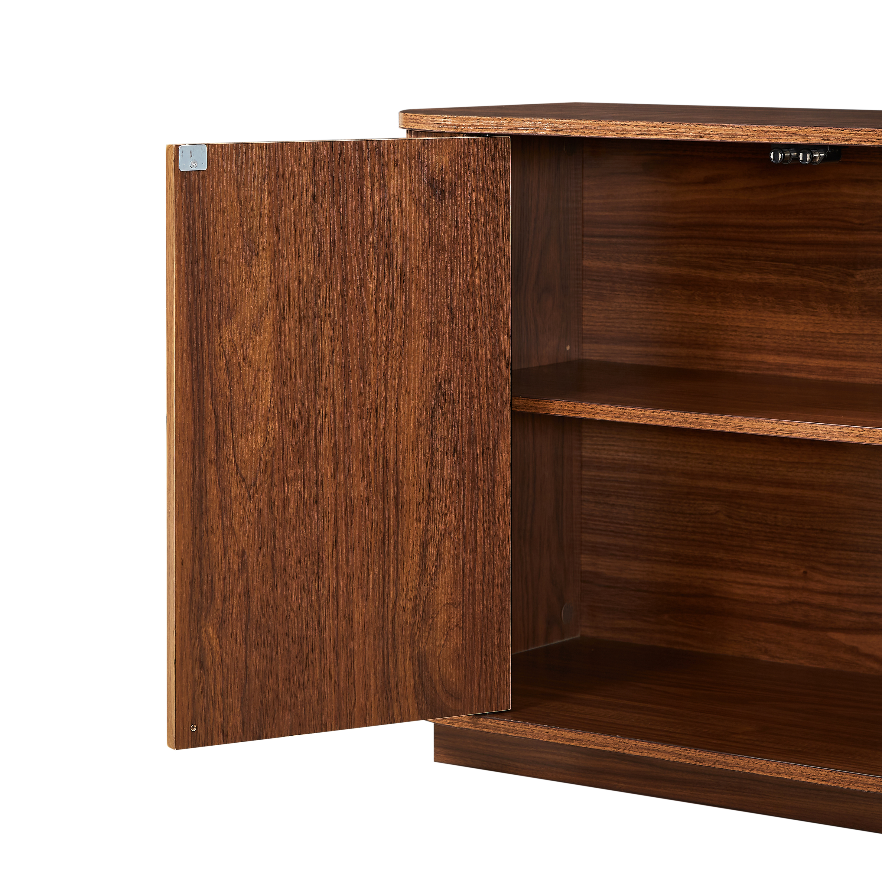 Sideboard Storage Cabinet TV Stand with Wave Pattern