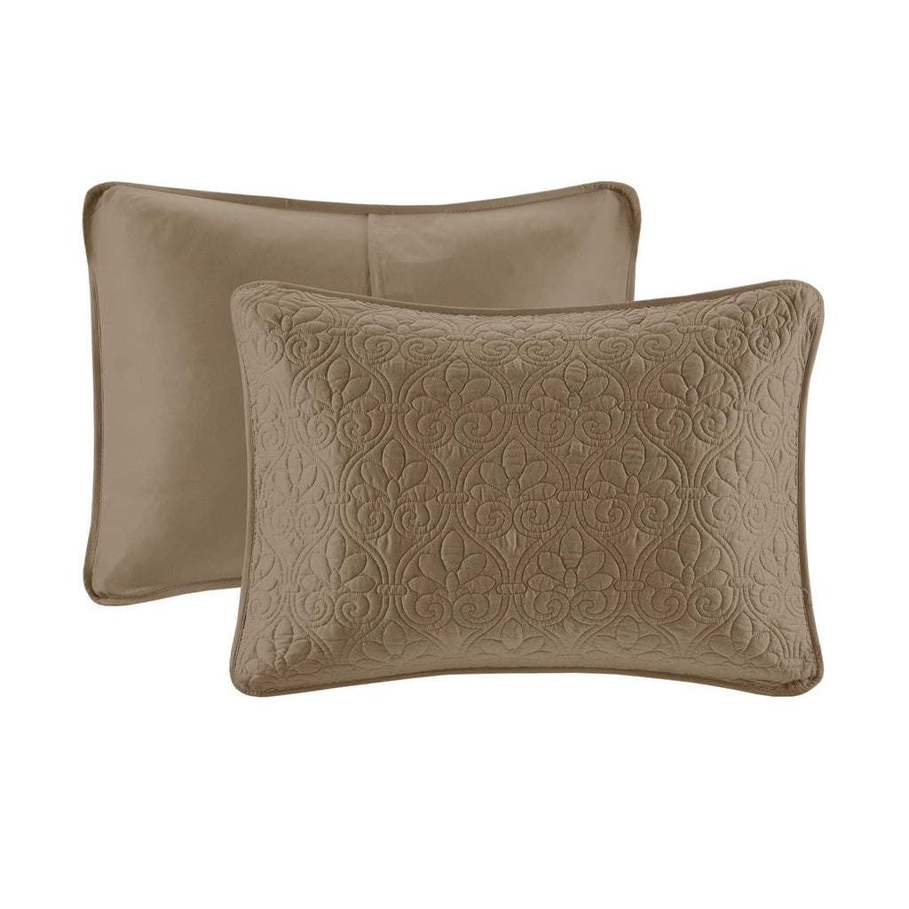Reversible Quilt Set Mocha Full/Queen