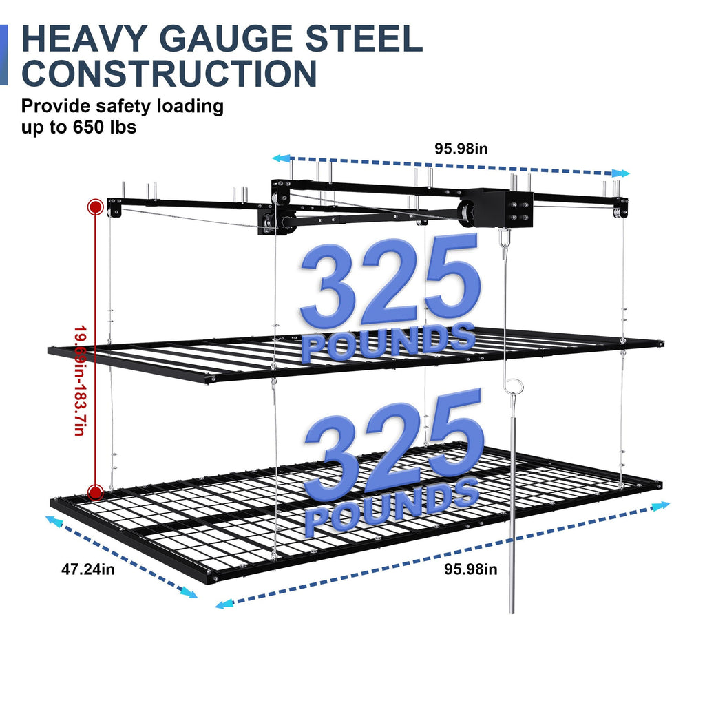 Overhead Garage Storage Rack
