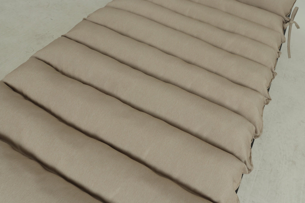 2PCS Set Outdoor Lounge Chair Cushion Replacement - Khaki