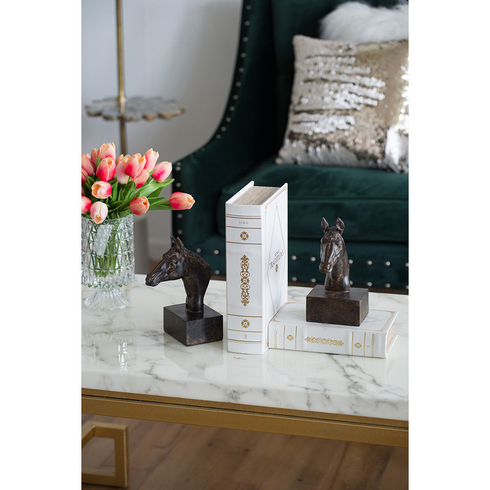 S/2 5.1x4x8' Horse Bookends