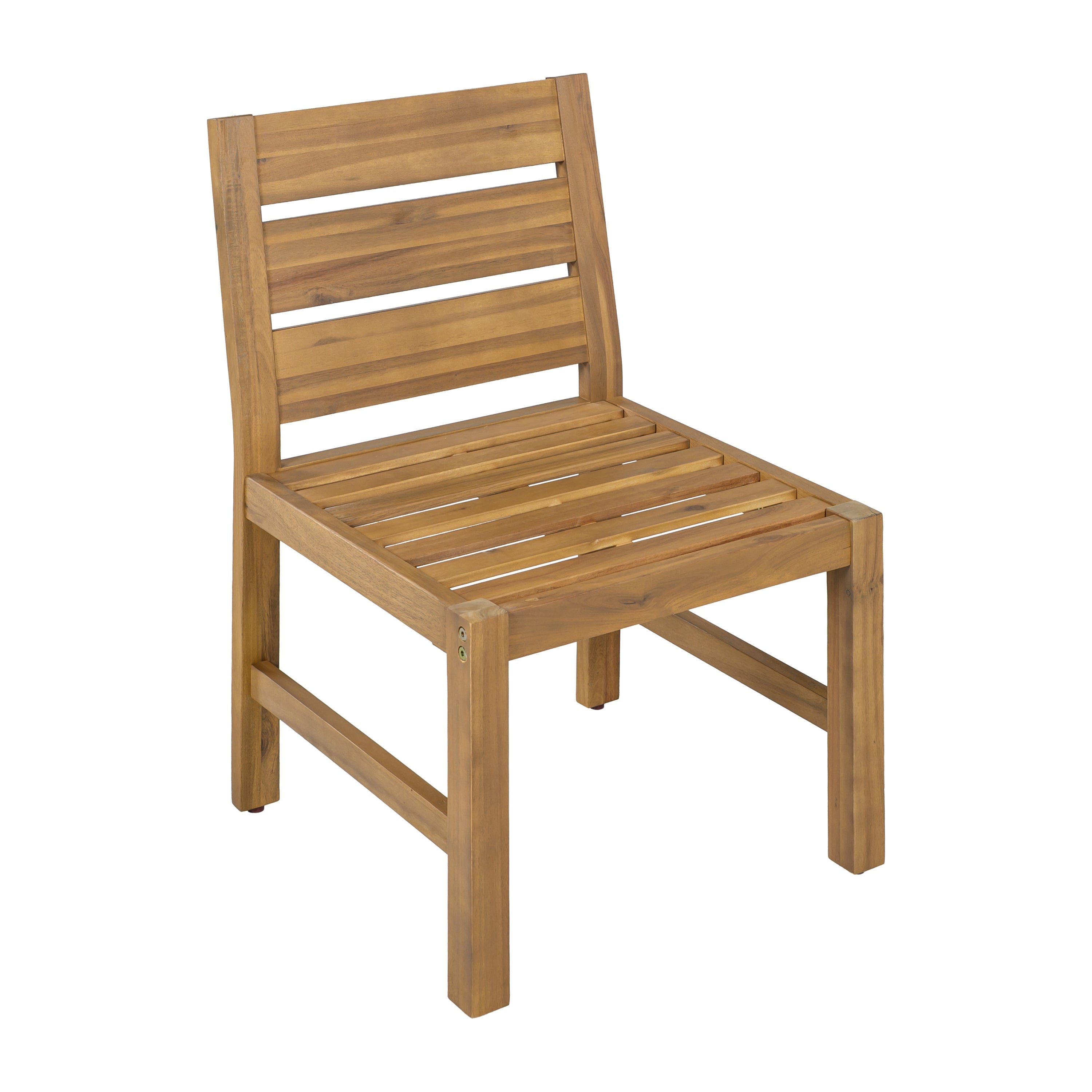 U_STYLE Farmhouse 5-Piece Outdoor Patio Dining Set with Adjustable Legs