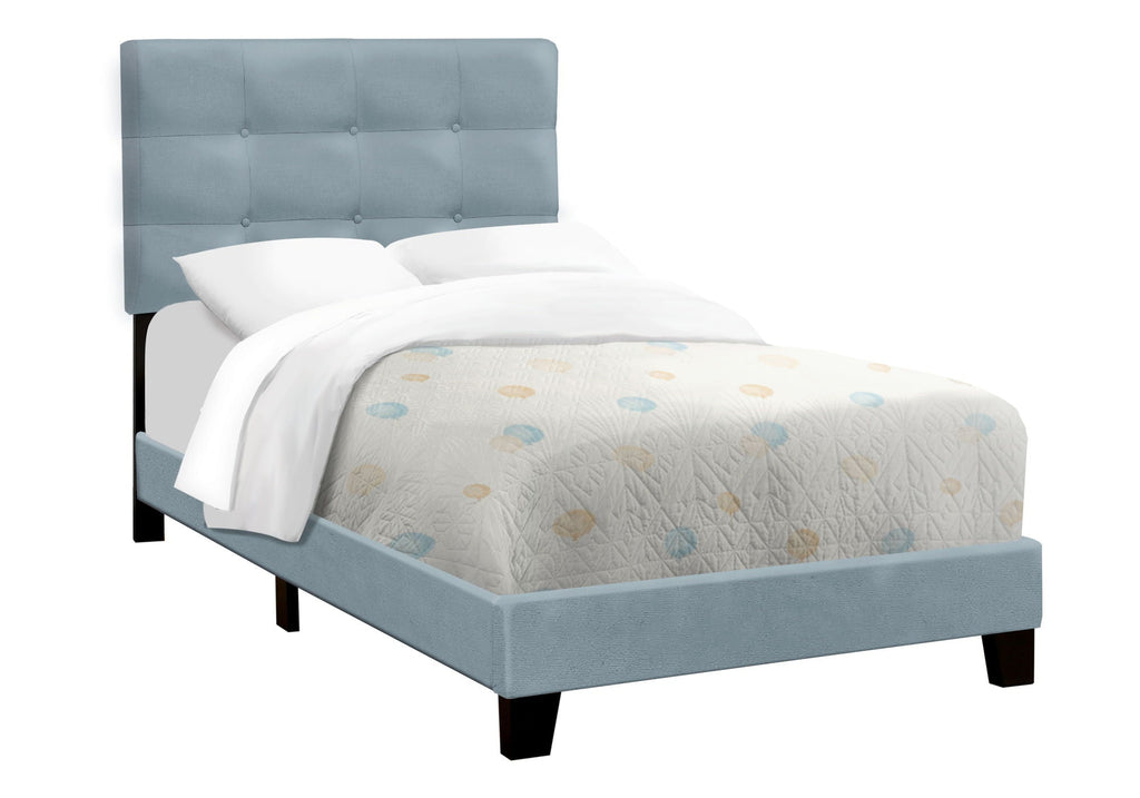 Transitional Upholstered Bed Frame