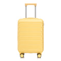 20 Inch ABS Hard Shell Travel Checked Luggage - Yellow