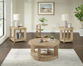 Chairside Table - Tan