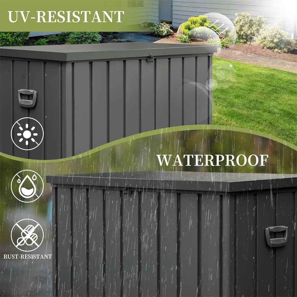 200 Gallon Outdoor Storage Deck Box Waterproof