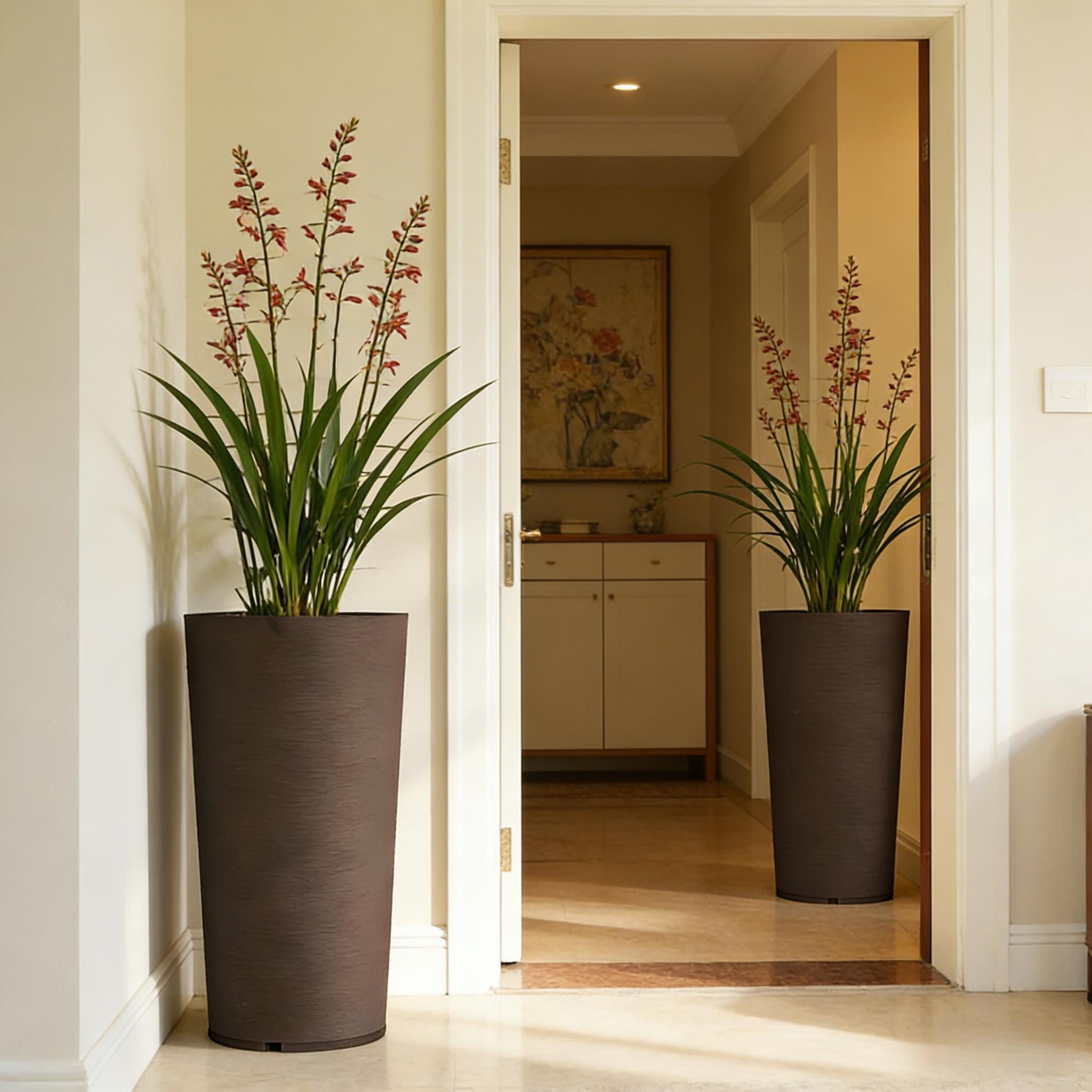 Tall Stackable Planters Set of 2