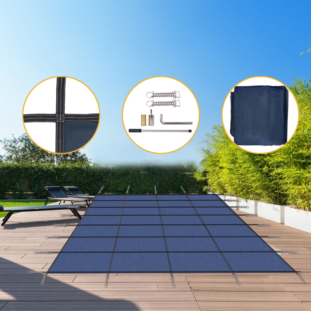 Inground Rectangle Winter Safety Pool Cover