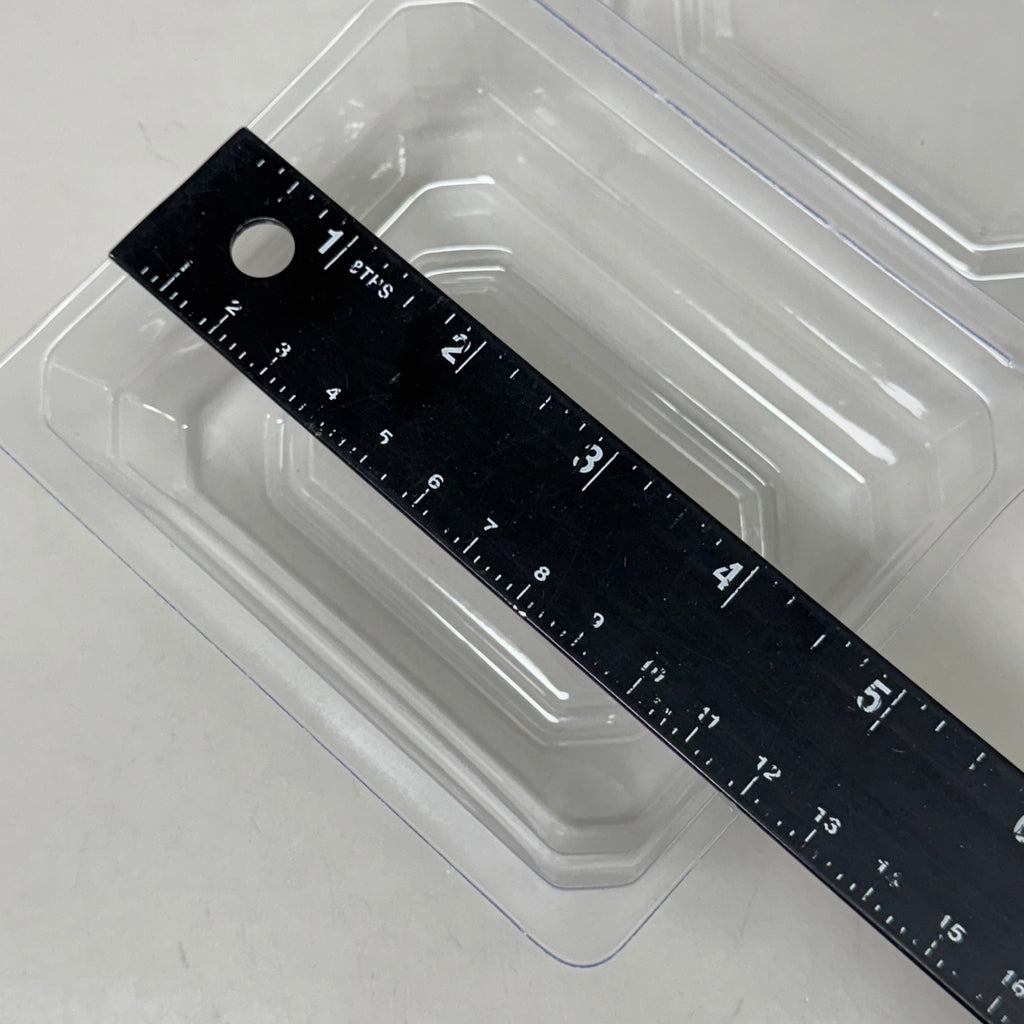 Boutonniere & Corsage Clear Plastic Box (50 Count) 4" x 3" x 3"