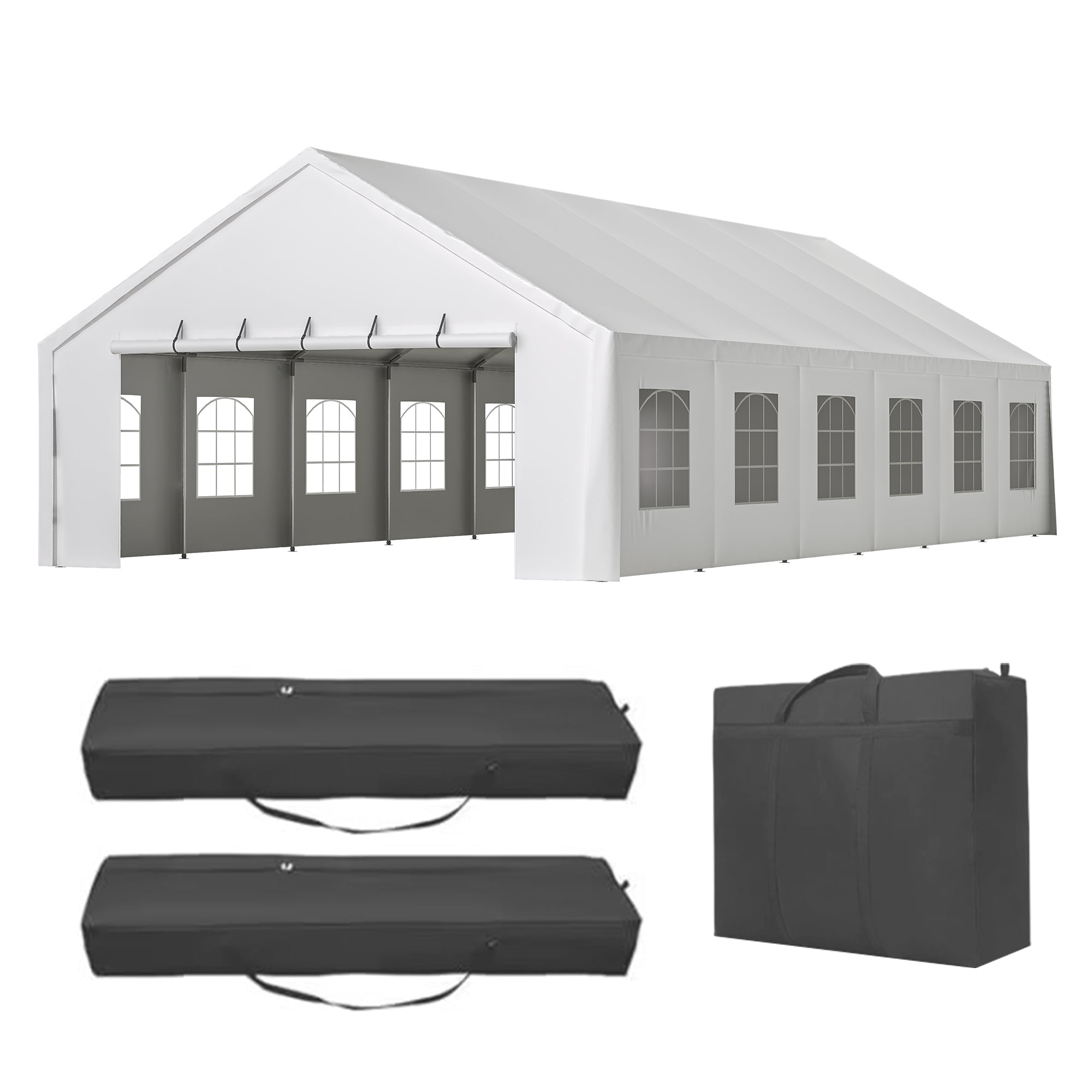 20x40FT Party Tent Heavy Duty, Large Wedding Event Shelters