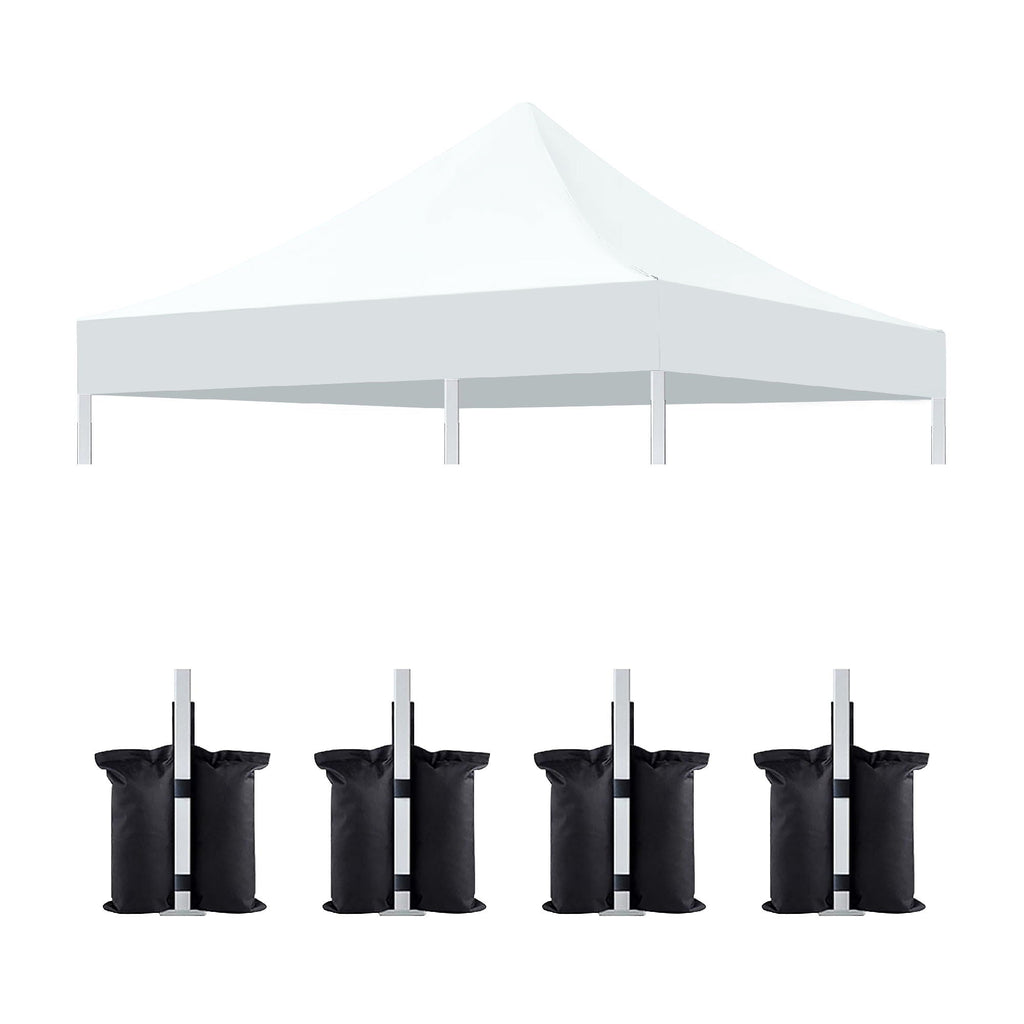 Canopy Replacement Top with 4 Pack W8 Bags (Frame Not Included)
