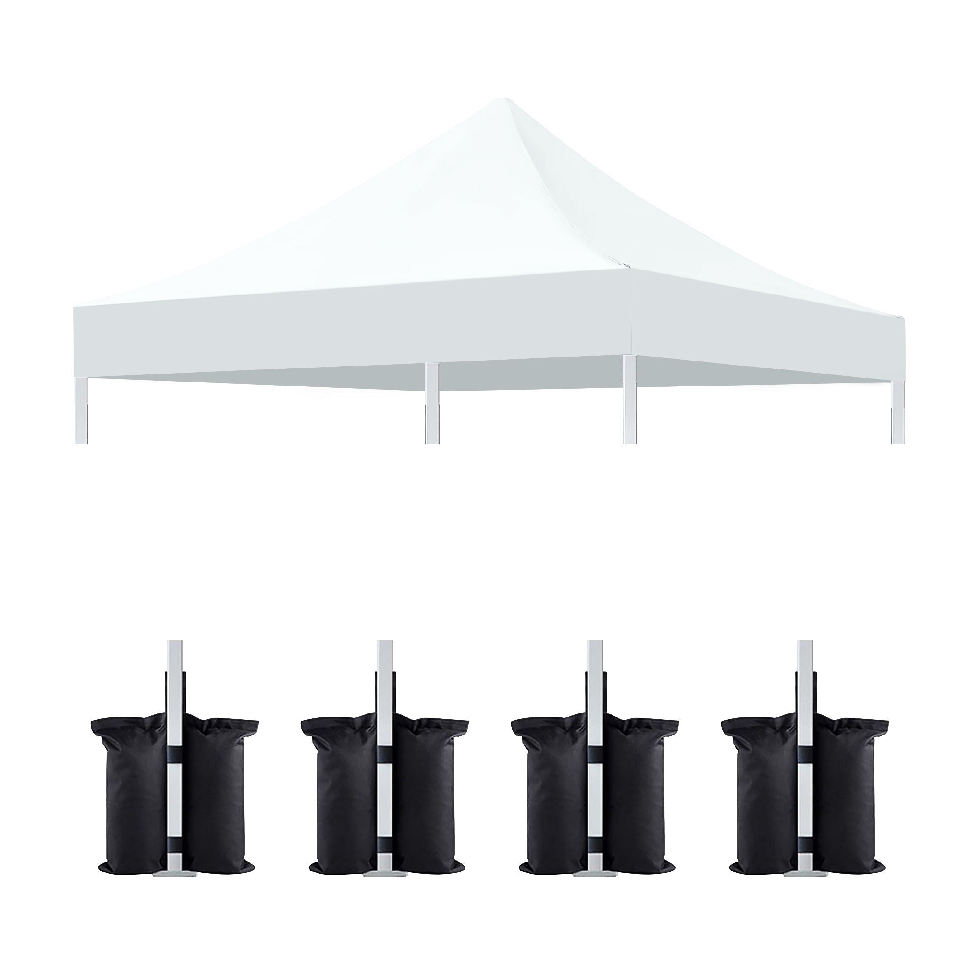 Canopy Replacement Top with 4 Pack W8 Bags (Frame Not Included)
