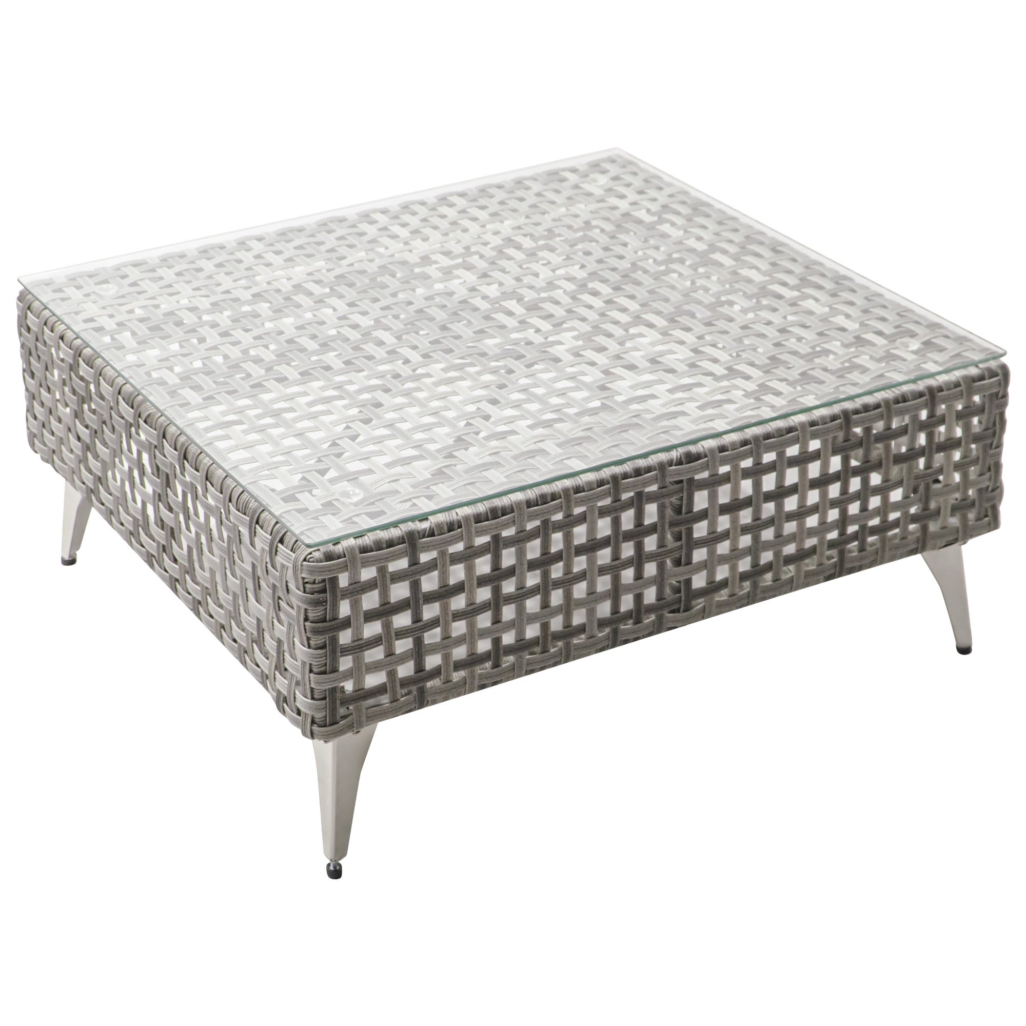 K&K Patio 8-Piece Patio Furniture Set with 43" Fire Pit Table