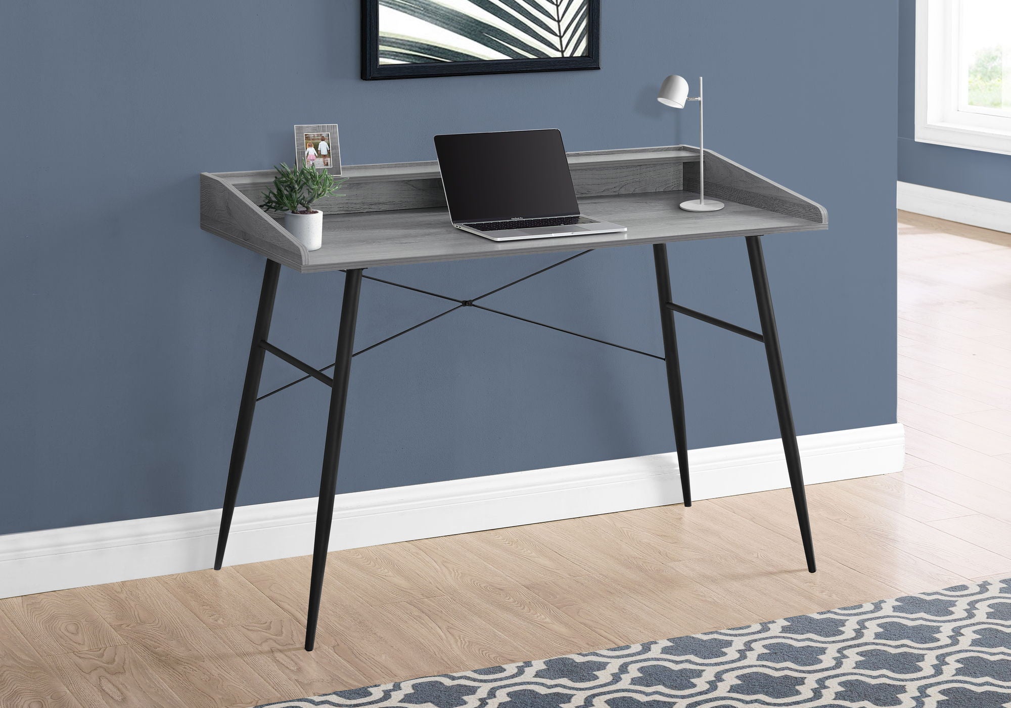 Computer Desk For Home Office With Storage Shelves