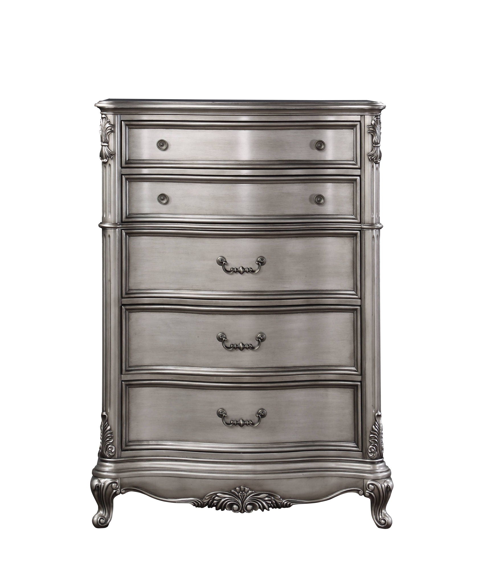 Ariadne Chest in Antique Silver