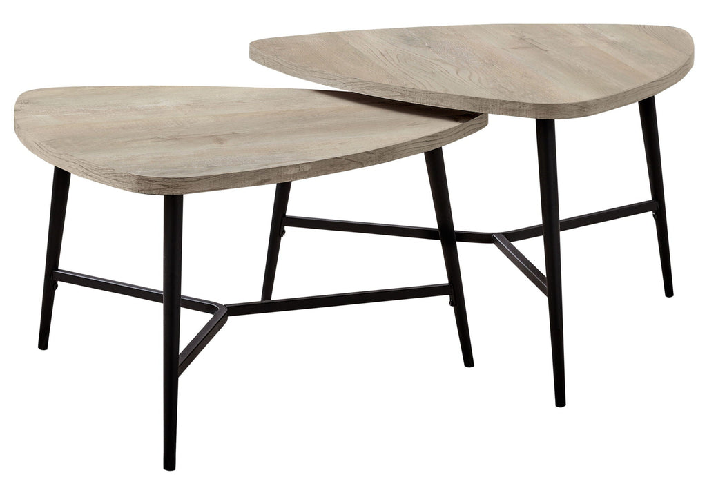 Table Set, Coffee, End, Side, Accent, Living Room - Taupe