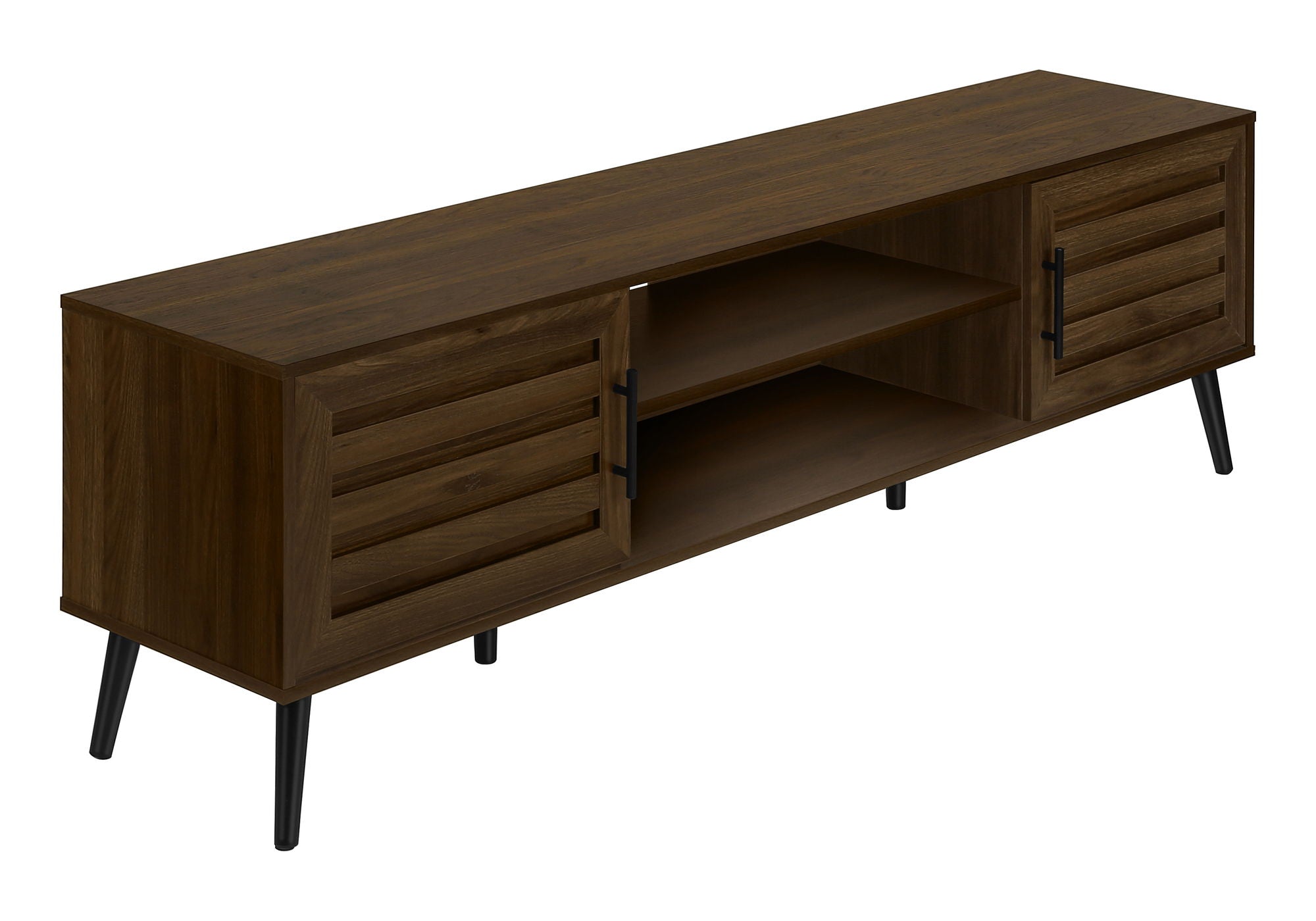 72-Inch Transitional TV Stand Console with Storage