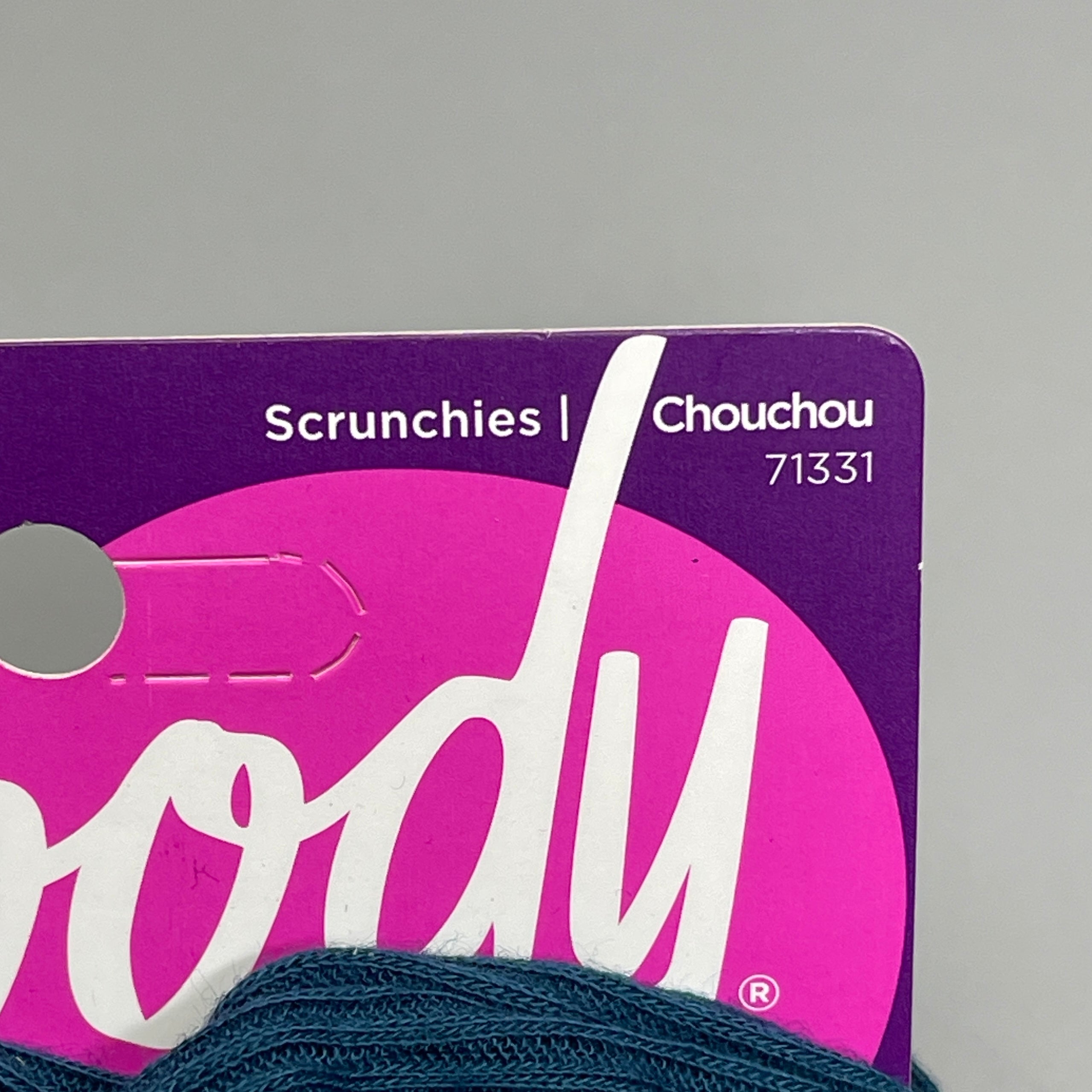 GOODY Comfort Hold Scrunchies 5 Assorted Colors 3001297 (New)