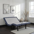 Queen Adjustable Bed Base with Vibration Modes and Adjustable Positions