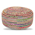 Margo - Large Round Pouf - Multicolor