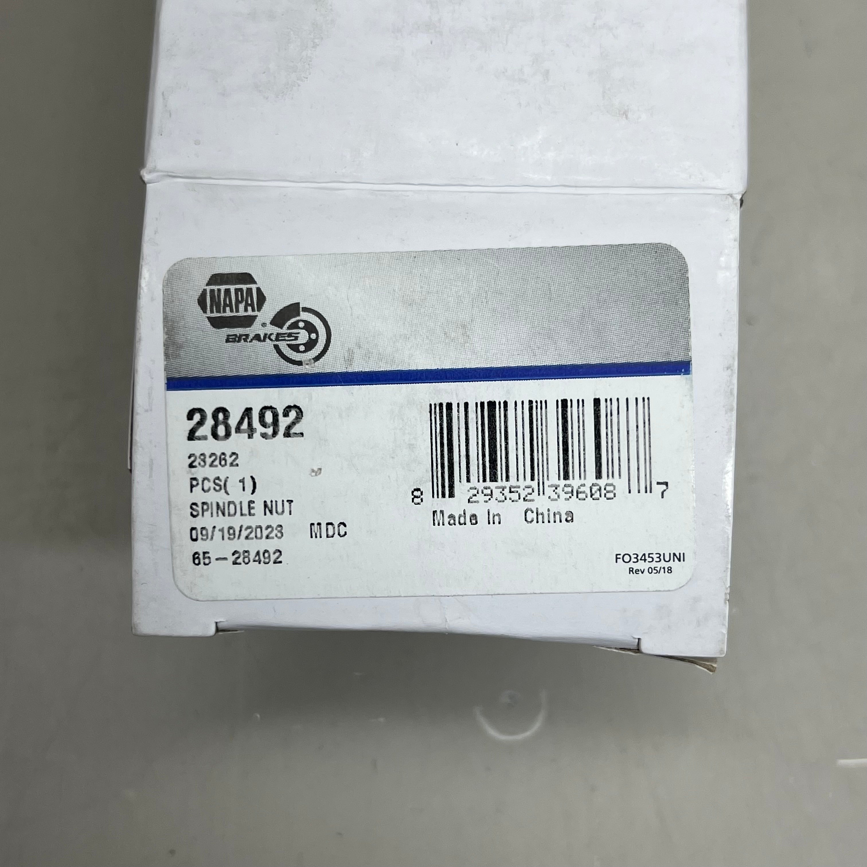NAPA Spindle Lock Nut Front For Ford & Lincoln Models 28492