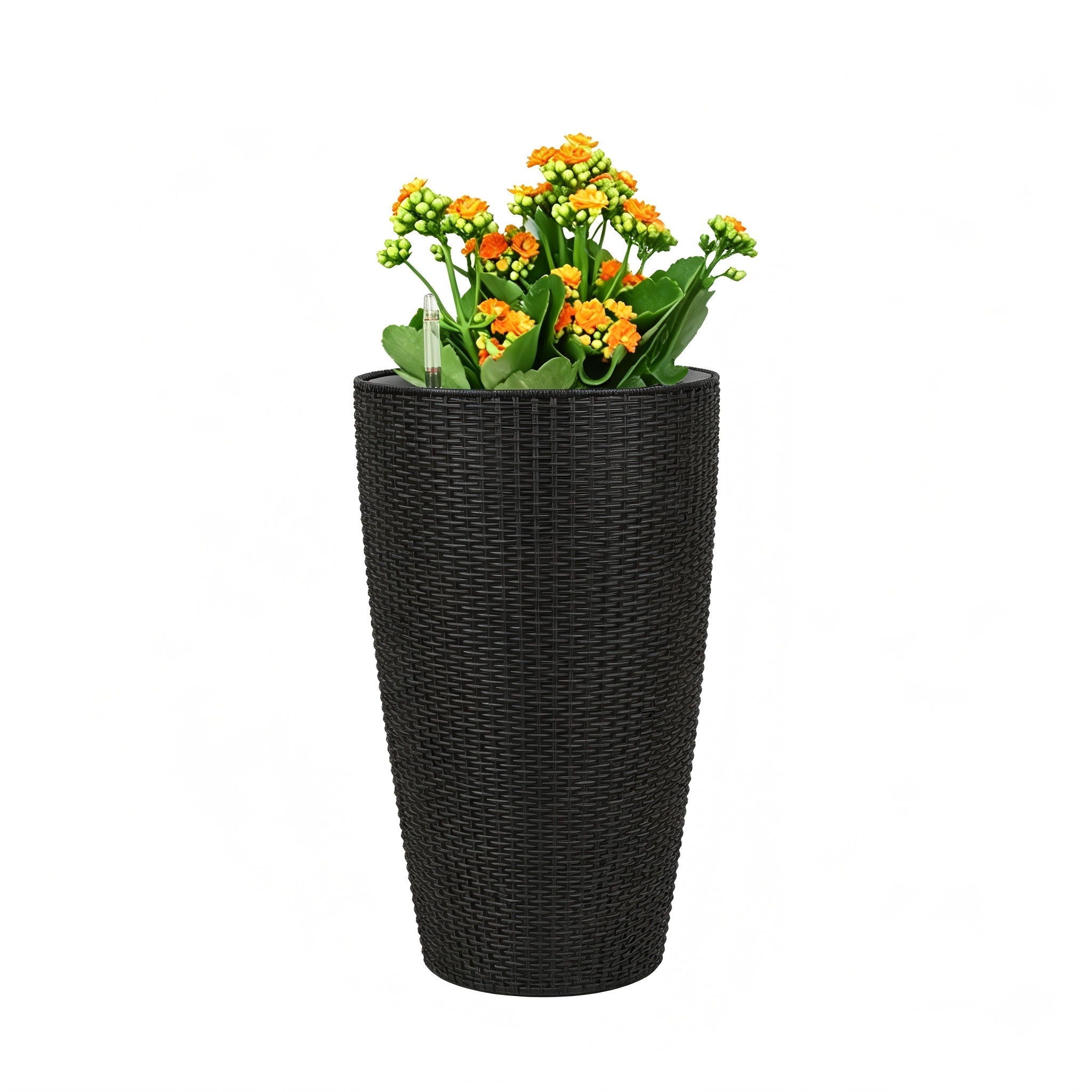 Tall Planters Set With Water Level Monitor And Auto Watering