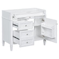 Bathroom Vanity With 2 Drawers and Tip-Out Storage Cabinet