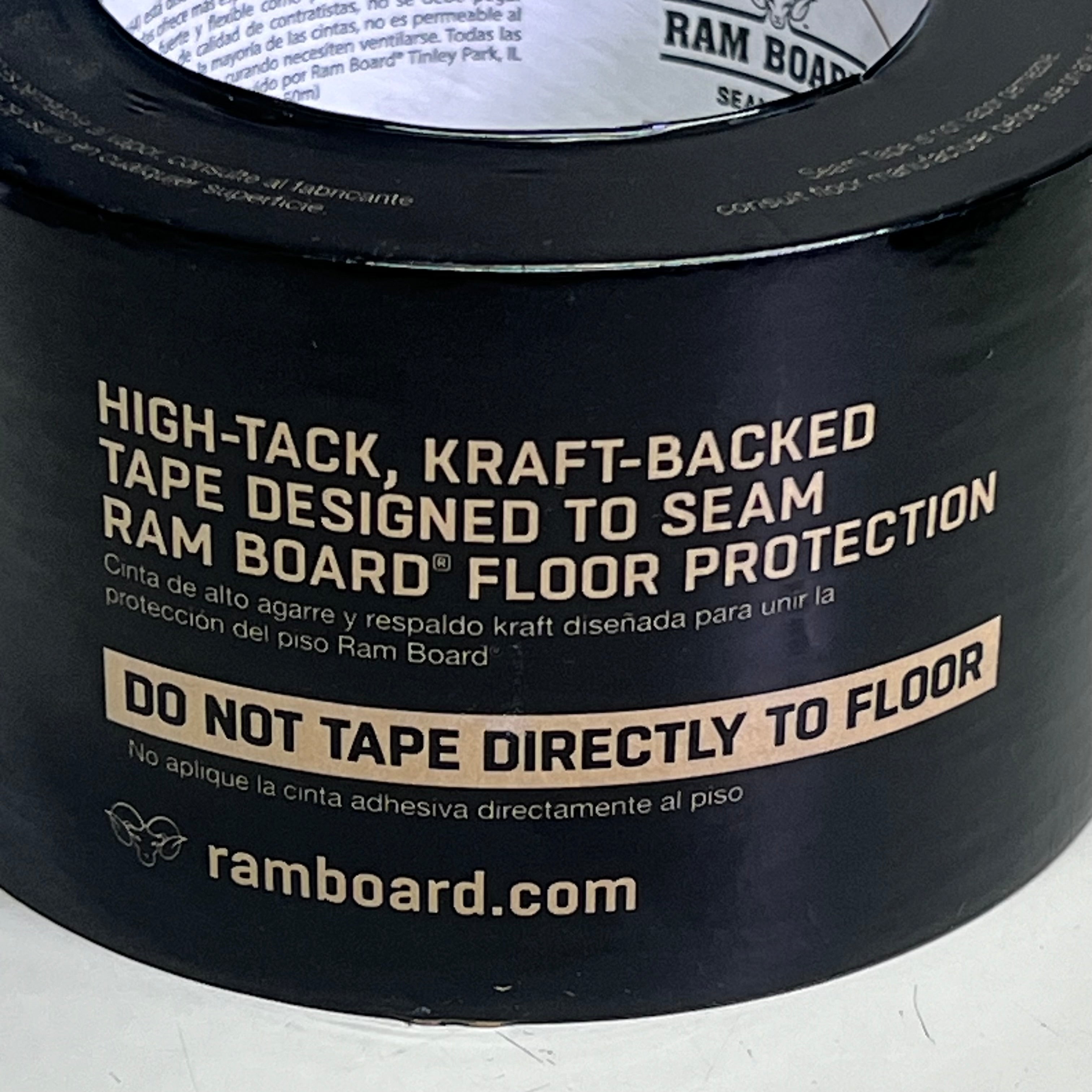 RAM BOARD (2 PACK) High-Tack Floor Board Seam Tape 2.83" x 164' TAN RBST3-164