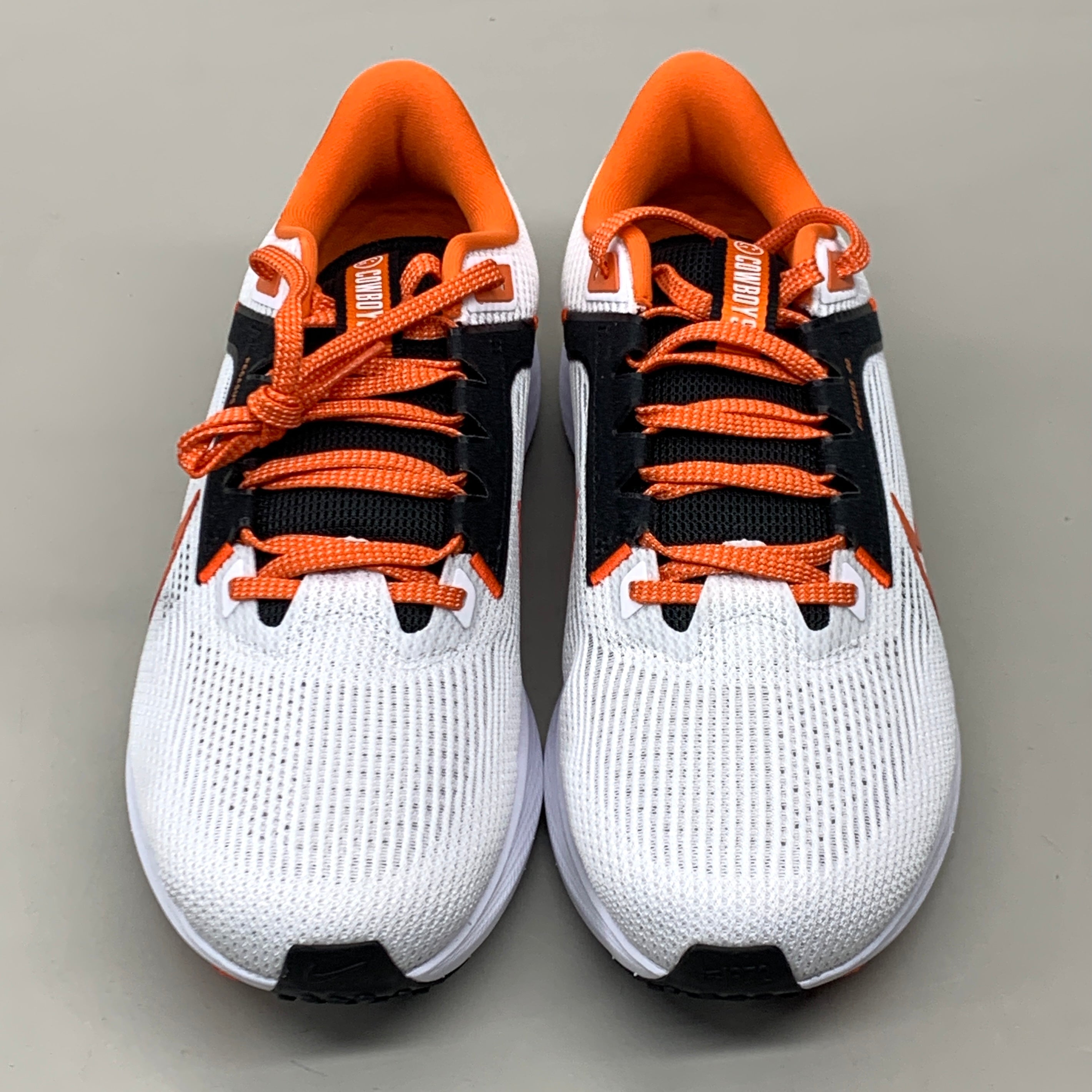 NIKE Zoom Pegasus 40 OK STATE Shoes White, Brilliant Orange & Black 12 W 10.5 M DZ5973-100