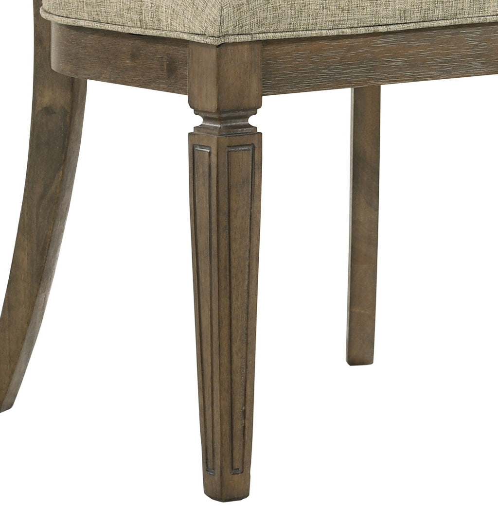 Parfield 7 Pieces Dining Room Set - Light Brown / Oak