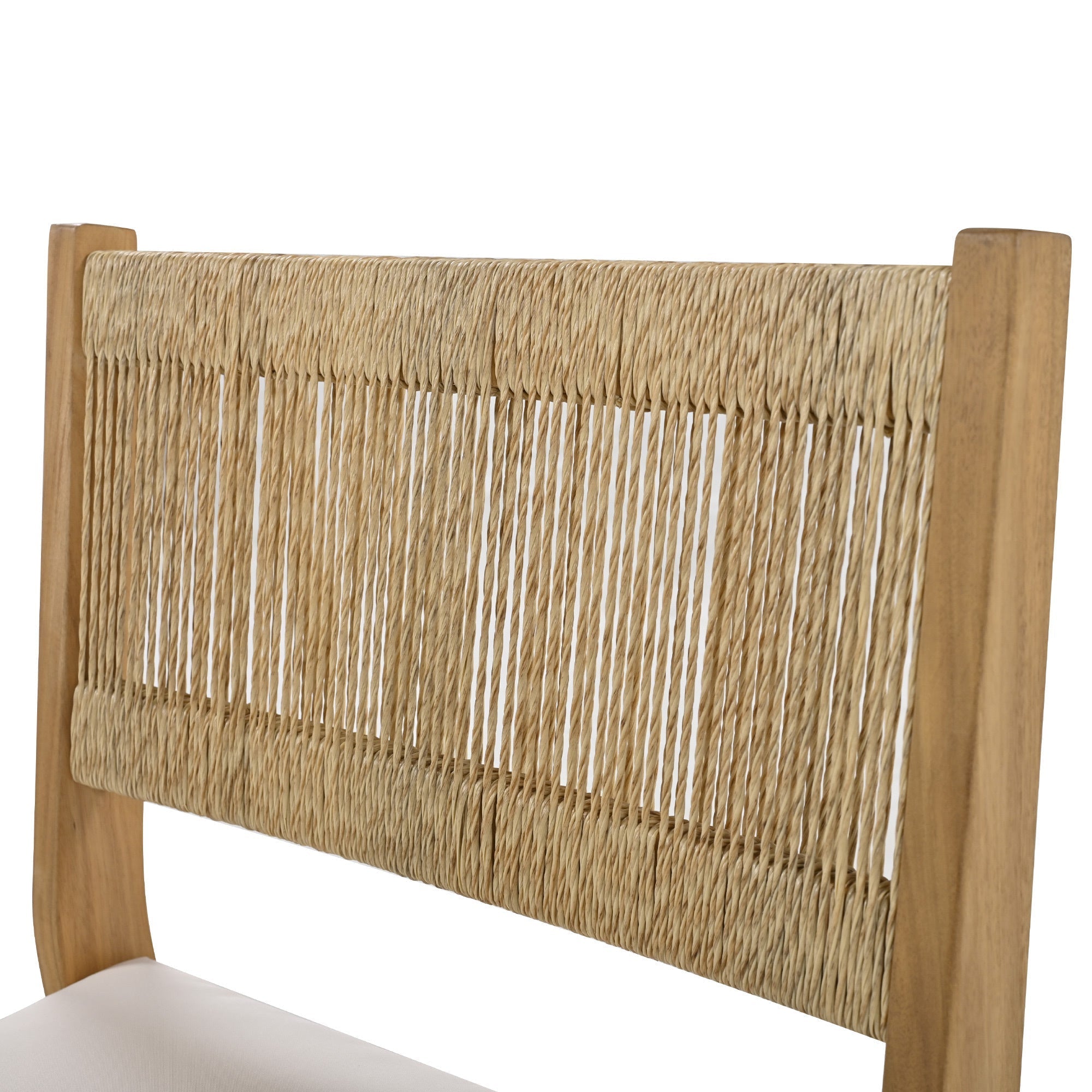 U_Style Multi-Person Outdoor Acacia Wood Dining Table and Chair Set