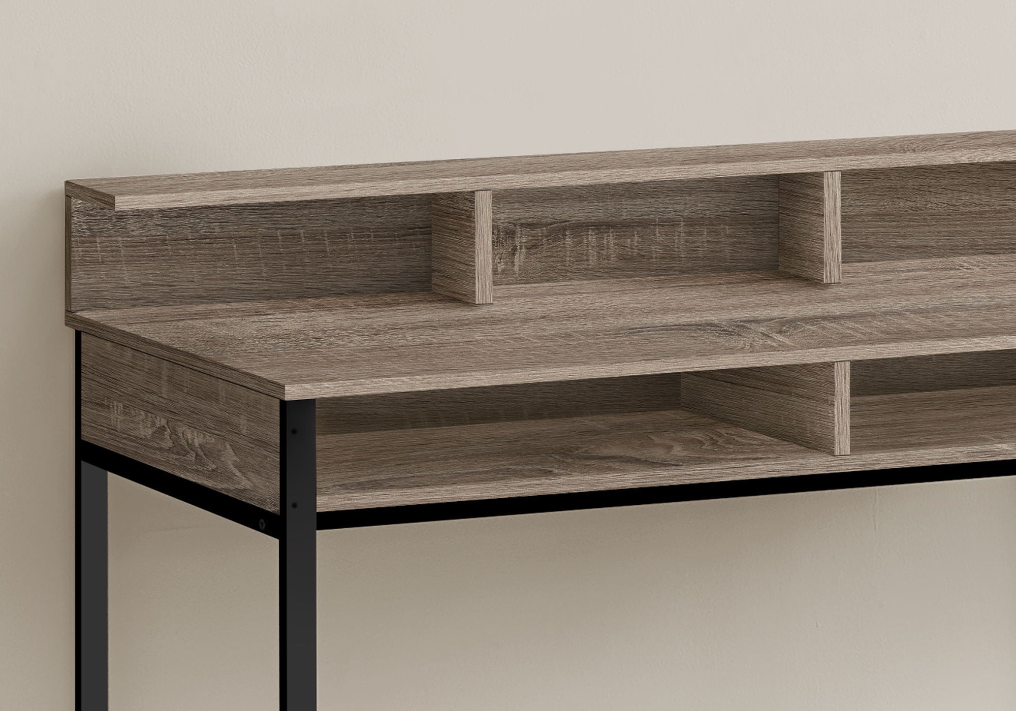 Computer Desk for Home Office with Standing Storage Shelves