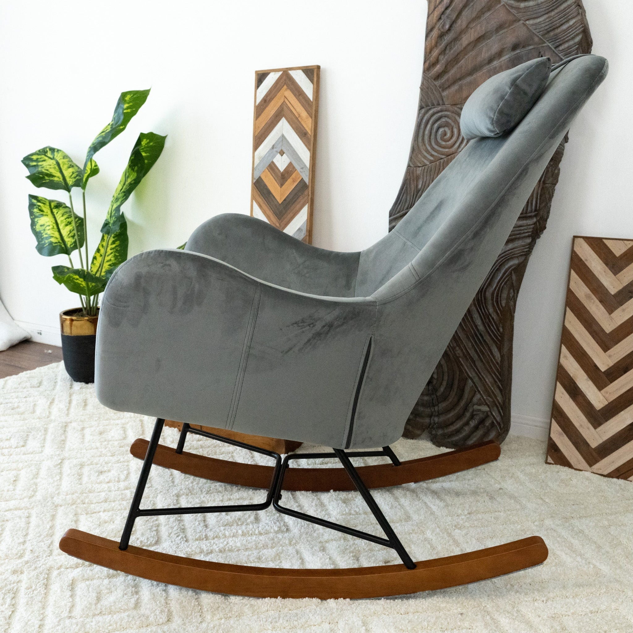 Chel - Mid-Century Modern Rocking Chair