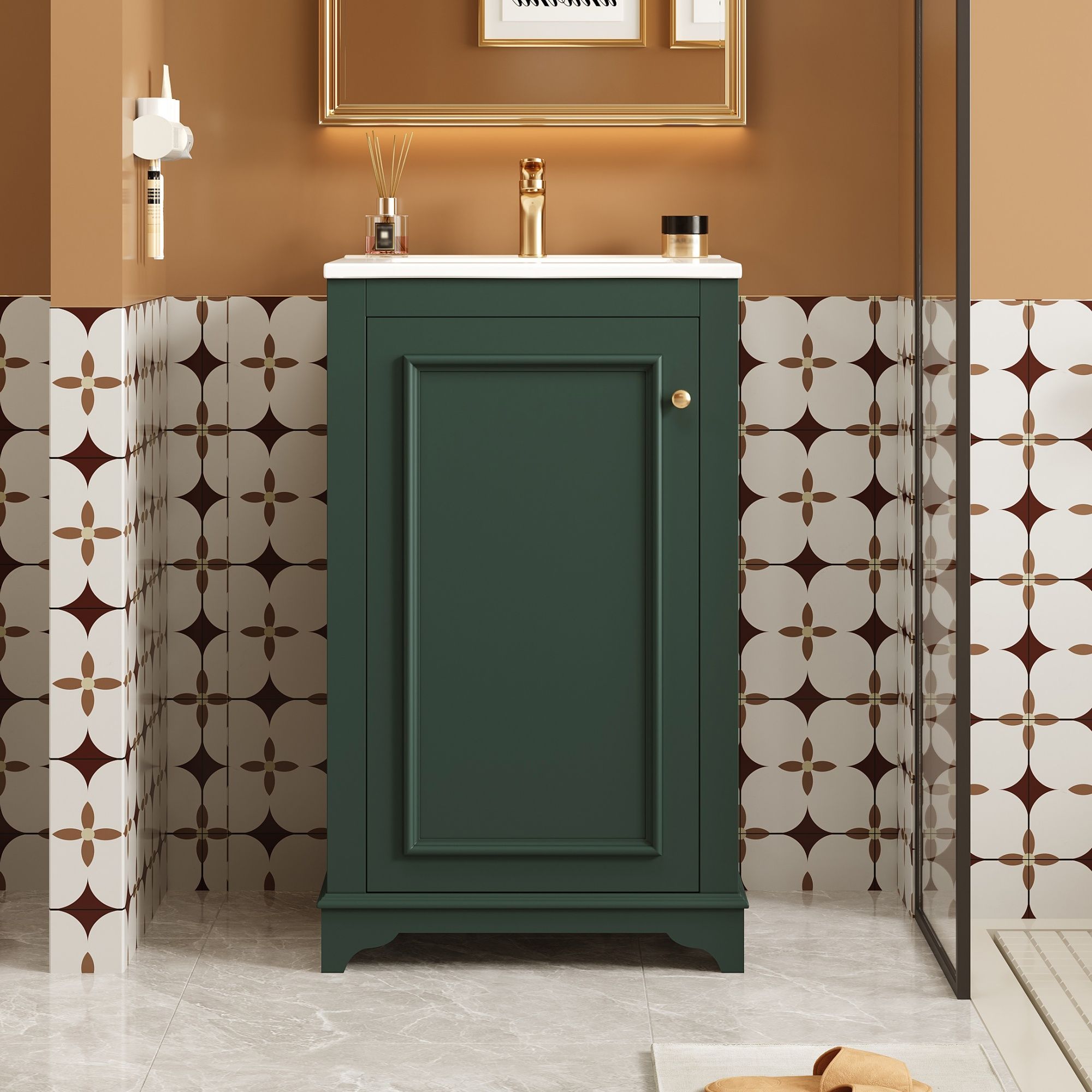Bathroom Vanity With Sink, Freestanding Single Cabinet Set