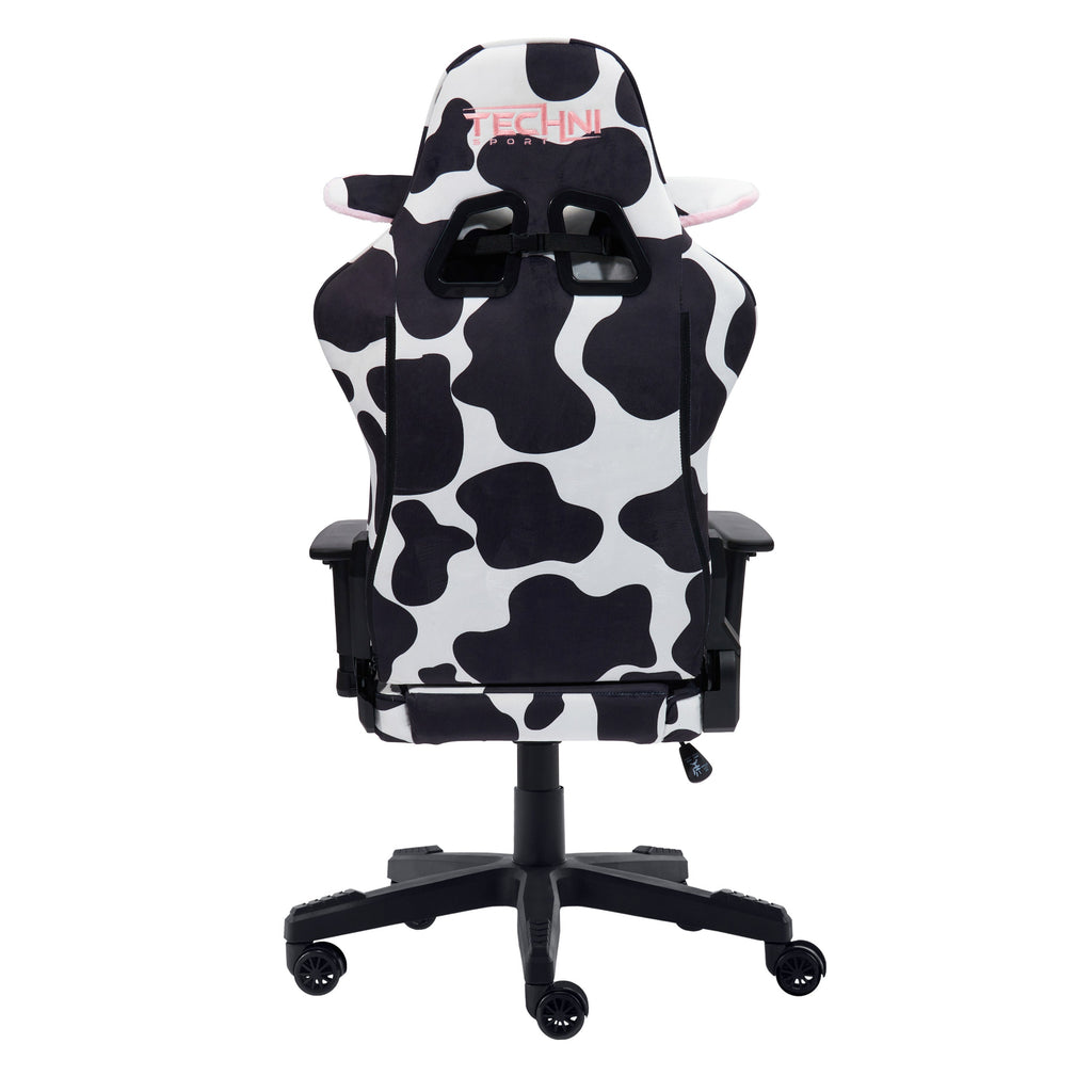 TS85 Cow Print LUXX Series Gaming Chair