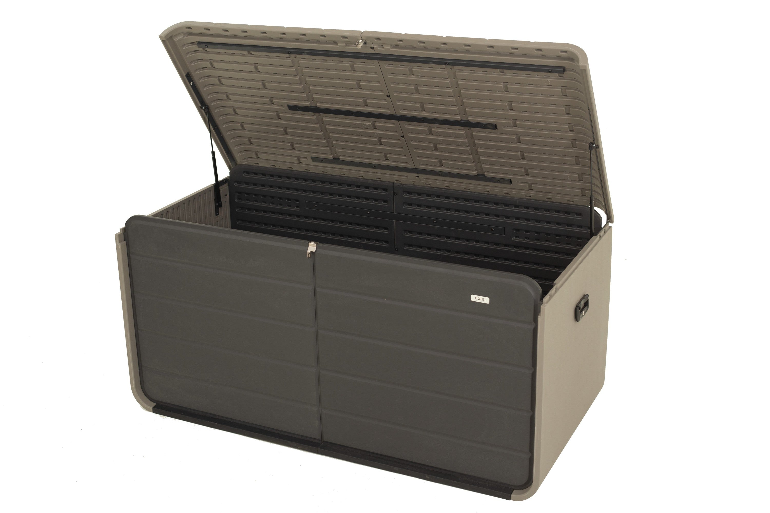 200 Gallon Plastic Deck Box with Lock and Waterproof Lid
