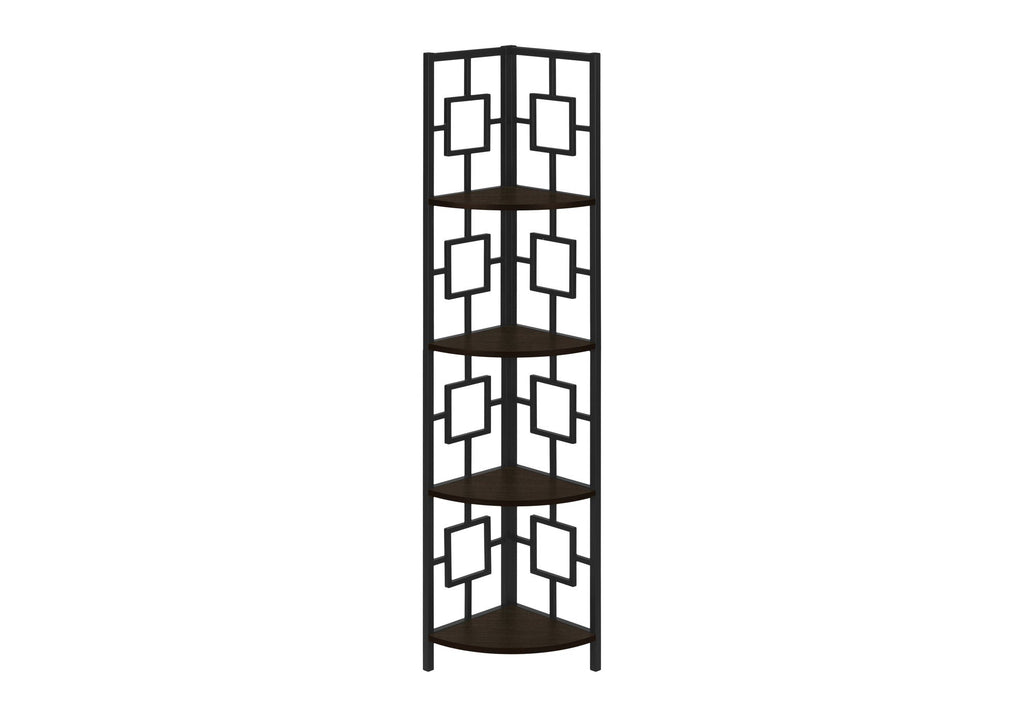 4 Tier Corner Bookshelf - Contemporary & Modern