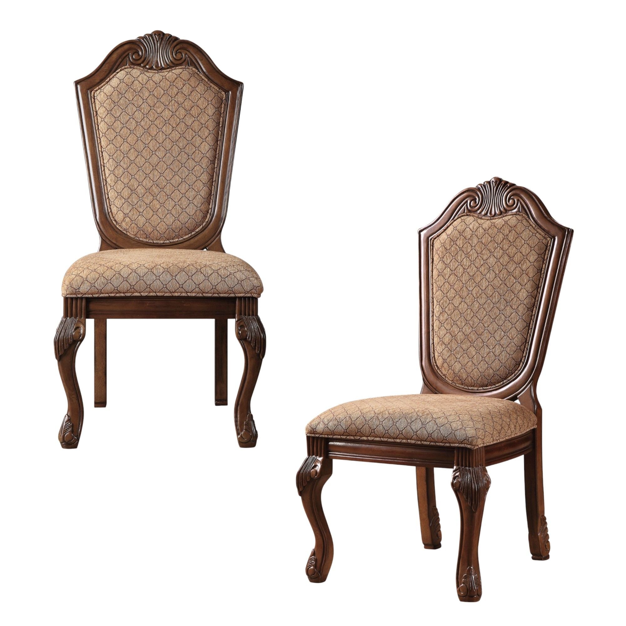 Chateau De Ville Side Chair (Set of 2) - Brown / Cherry