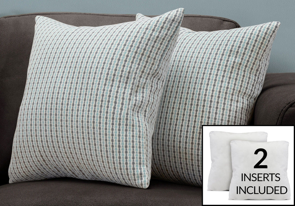 8th Street Square Decorative Throw Pillows with Insert